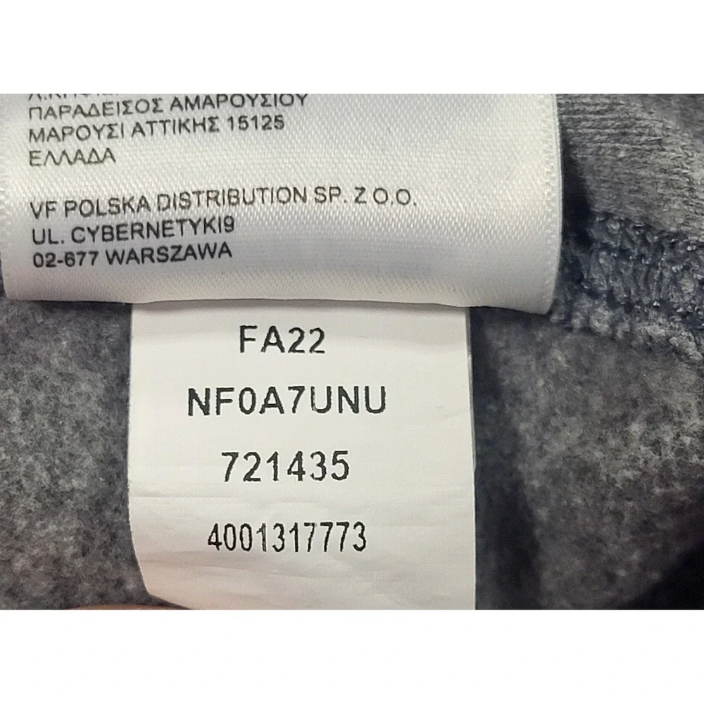 The North Face Gray Heritage Patch Pullover Hoodie Sweatshirt Sz Medium 